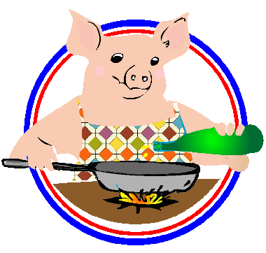 Gratutious Pig in the Kitchen